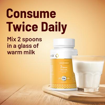 Gynoveda Ayurvedic Multi Vitamin Malt Powder - Ragi & Jaggery Chocolate (Pack of 2 x 250 gm) 1's - Herbal Dietary Supplement