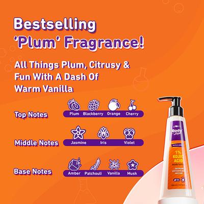 Plum Bodylovin Active-Witty 1% Kojic Acid + Mango Butter Body Lotion 200 ml - Shower Gels & Body Wash