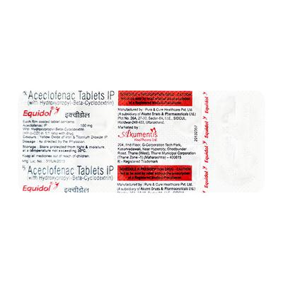 Equidol Tablet 10'S - Pain relief-Nsa