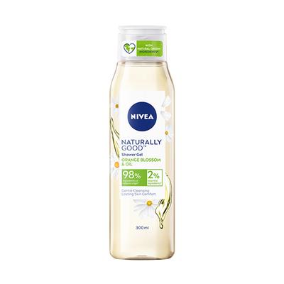 NIVEA NATURALLY GOOD Orange Blossom & Oil Shower Gel 300 ml - Shower Gels & Body Wash
