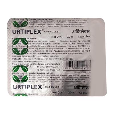 Urtiplex Capsule 20'S - Speciality Medicines
