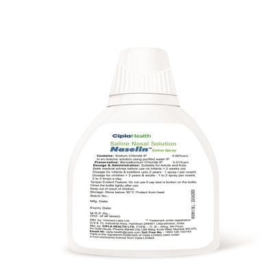 Naselin Saline Spray 20 ml - Nasal Decongestion
