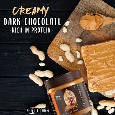 Pro Nutrition & Fitness Peanut Butter - Dark Chocolate 340 gm - Nutritional Bars