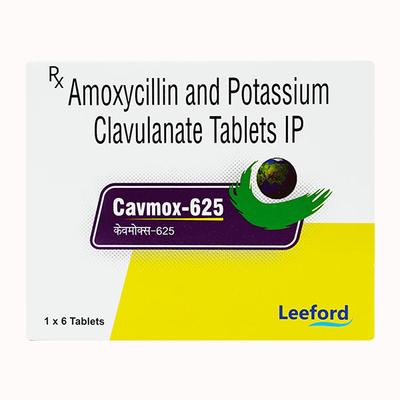 Cavmox 625mg Tablet 6'S - Bacterial Infections-Pen