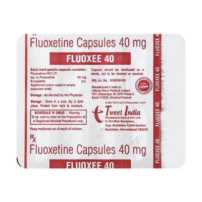 FLUOXEE 40mg Capsule 10's - Depression-Ant