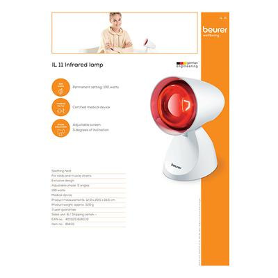 Beurer Infrared Lamp (IL 11) - Health Monitors And Equipment
