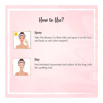 The Beauty Co. Facial Mist - Rose 100 ml - Face Mists