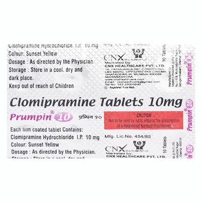 PRUMPIN 10 Tablet 10's - Depression-Ant
