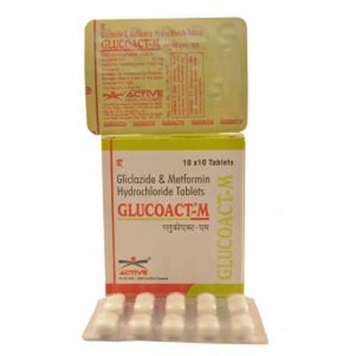 GLUCOACT M Tablet 10's - Diabetes-Ant