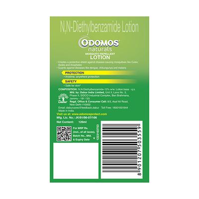 Dabur Odomos Naturals Lotion 60 ml - Personal Care (Ayush)