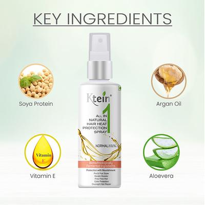 Ktein All in 1 Natural Hair Heat Protection Hair Spray 100 ml - Hair Sprays & Mists