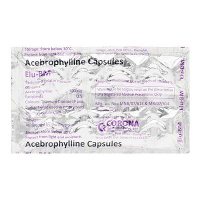 ELU BM 100mg Capsule 10'S - Asthma/COPD-Ast