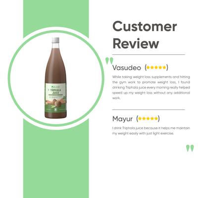 Dr.Vaidya's Triphala Juice 950 ml - Ayurvedic Juices