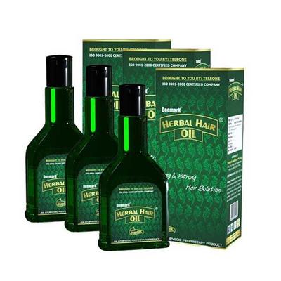 Deemark Herbal Hair Oil (Pack of 3 x 120 ml) - Personal Care (Ayush)