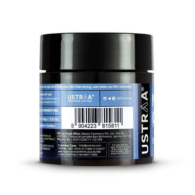 Ustraa Men's Moisturising Cream - Shea Butter & Olive Oil (Dry Skin) 100 gm - Face Moisturizers