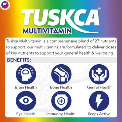 LifeZen Tuskca Multivitamin Effervescent Tablet - Lime & Lemon 20's - Multi-Vitamins