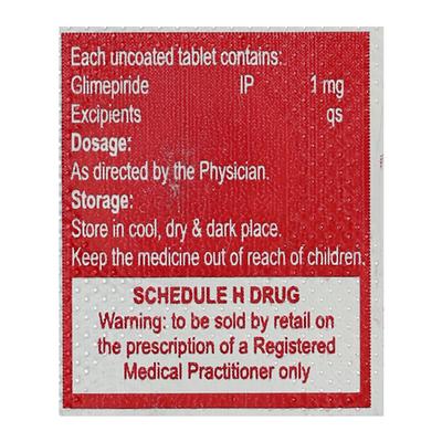 GLIPI 1 Tablet 10's - Diabetes-Ant