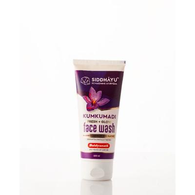 Siddhayu Kumkumadi Fresh & Glow Face Wash - Kashmir Saffron & Raisins 100 ml - Personal Care (Ayush)