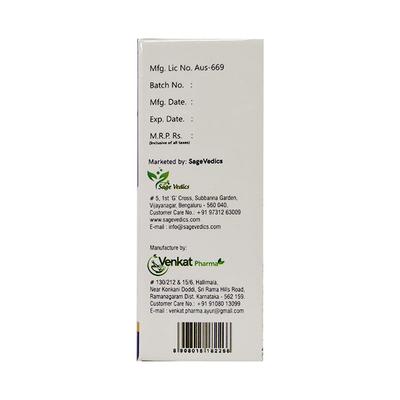 Sage Vedic's Adult Nasal Drops 15 ml - Cough & Cold (Ayush)
