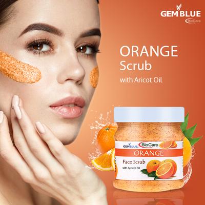 Gemblue Biocare Face Scrub - Orange 500 ml - Face Scrubs