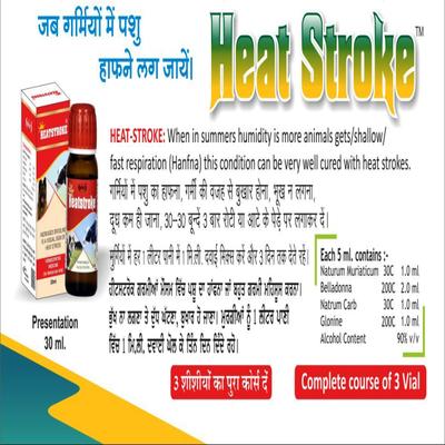 Heatstroke Liquid 30 ml - Farm Animals Healthcare