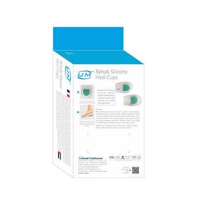 UM Rehab Silicone Heel Cups (I01) (L) - Ankle/Foot Supports