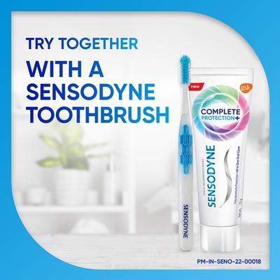 Sensodyne New Complete Protection+ Toothpaste - Pack of 2 x 70 gm - Toothpaste