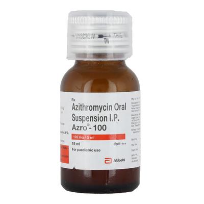 Azro 100mg Suspension 15ml - Bacterial Infections-Mac