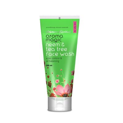 Aroma Magic Acne control & Oil Balancing Face Wash - Neem & Tea Tree 200 ml - Face Wash & Cleansers