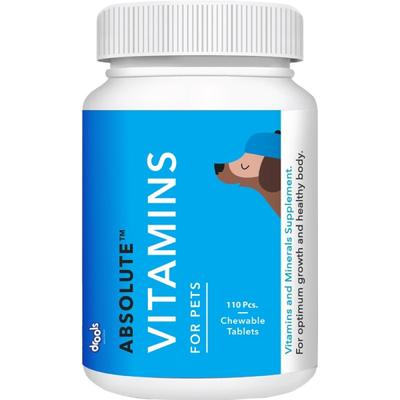 Drools Absolute Vitamin Tablet- Dog Supplement 110's - Petfood