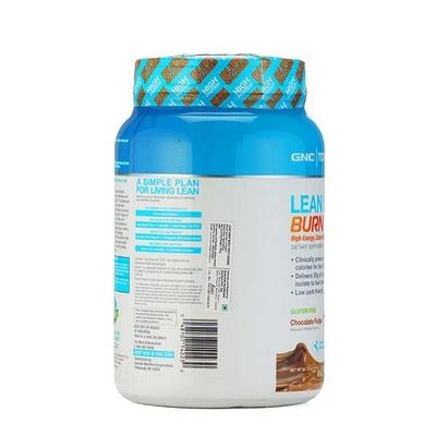 GNC Total Lean Advanced Lean Shake Burn Powder - Chocolate Fudge Flavour 1.67 lb - Weight Loss