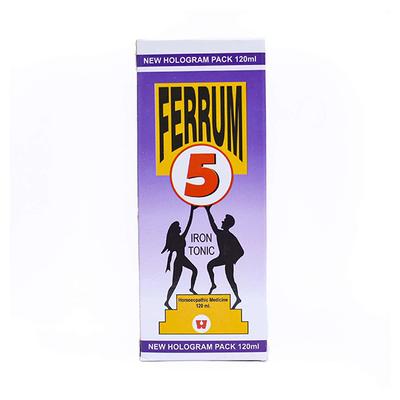 Dr.Wellmans Ferrum 5 Tonic 120 ml - Speciality Medicine