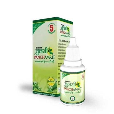 Deemark Tulsi Panchamrit (Pack of 2 x 15 ml) - Cough & Cold (Ayush)