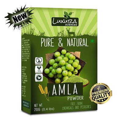 Luxura Sciences Pure & Natural Amla Powder 200 gm - Hair Masks & Packs