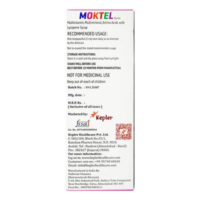 MOKTEL Syrup 200ml - Supplements-Vam