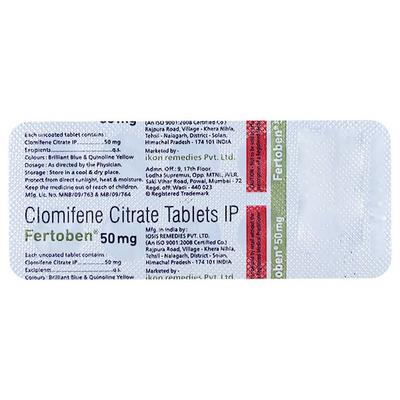 FERTOBEN 50mg Tablet 10's - Hormonal Therapy-Tro