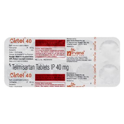 NIRTEL 40 Tablet 10's - Hypertension-Ang