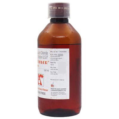 Potklor Improved Cherry Flavour Sugar Free Oral Solution 200ml - Supplements-Ele