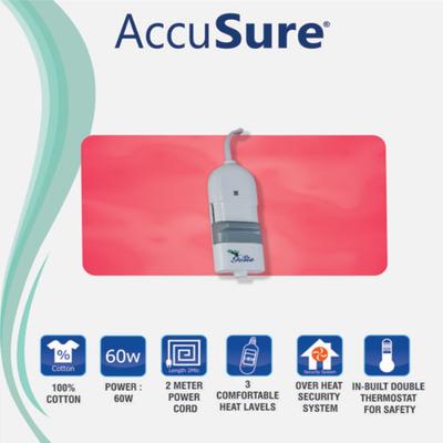 AccuSure Electric Heating Pad - Hot Pack/Ice Bag