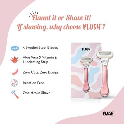Plush Body Hair Removal Razor For Women 1's - Hair Removal Accessories