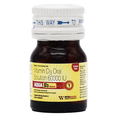 AQUA D3 NANO SUGAR FREE Oral Solution 5ml - Supplements-Vam