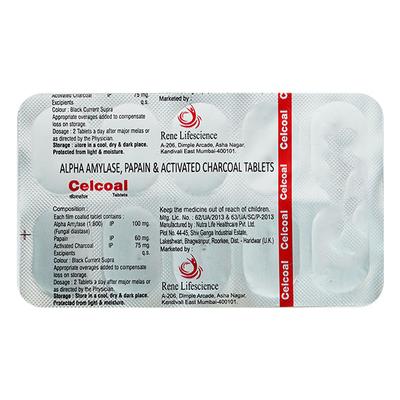 CELCOAL Tablet 10's - Digestion-Dig