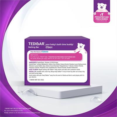 TEDIBAR BATHING Bar 2X75gm - Baby Soap