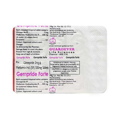 GEMPRIDE FORTE Tablet 10's - Diabetes-Ant