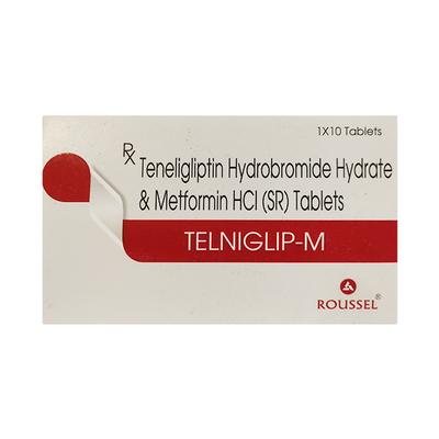 TELNIGLIP M 500 Tablet 10's - Diabetes-Ant