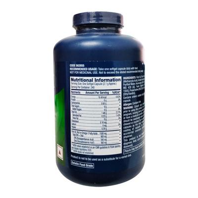 GNC Triple Strength Fish Oil 900 mg Omega 3 Softgel 240's - Omega Fish Oil Fatty Acids