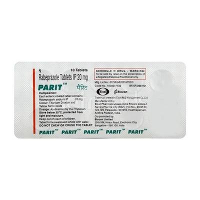 Parit Tablet 10'S - Ulcer/Reflux/Flatulence-Aaa