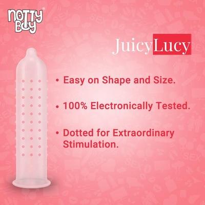 NottyBoy JuicyLucy Condoms 10's (N) - Plain/Flavoured Condoms