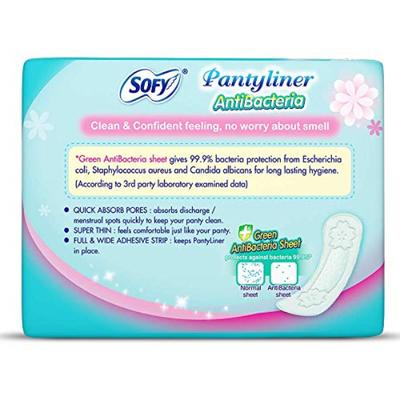 Sofy AntiBacteria Pantyliner 36's - Panty Liners
