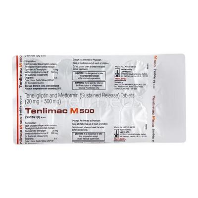 Tenlimac M 500 Tablet 10'S - Diabetes-Ant